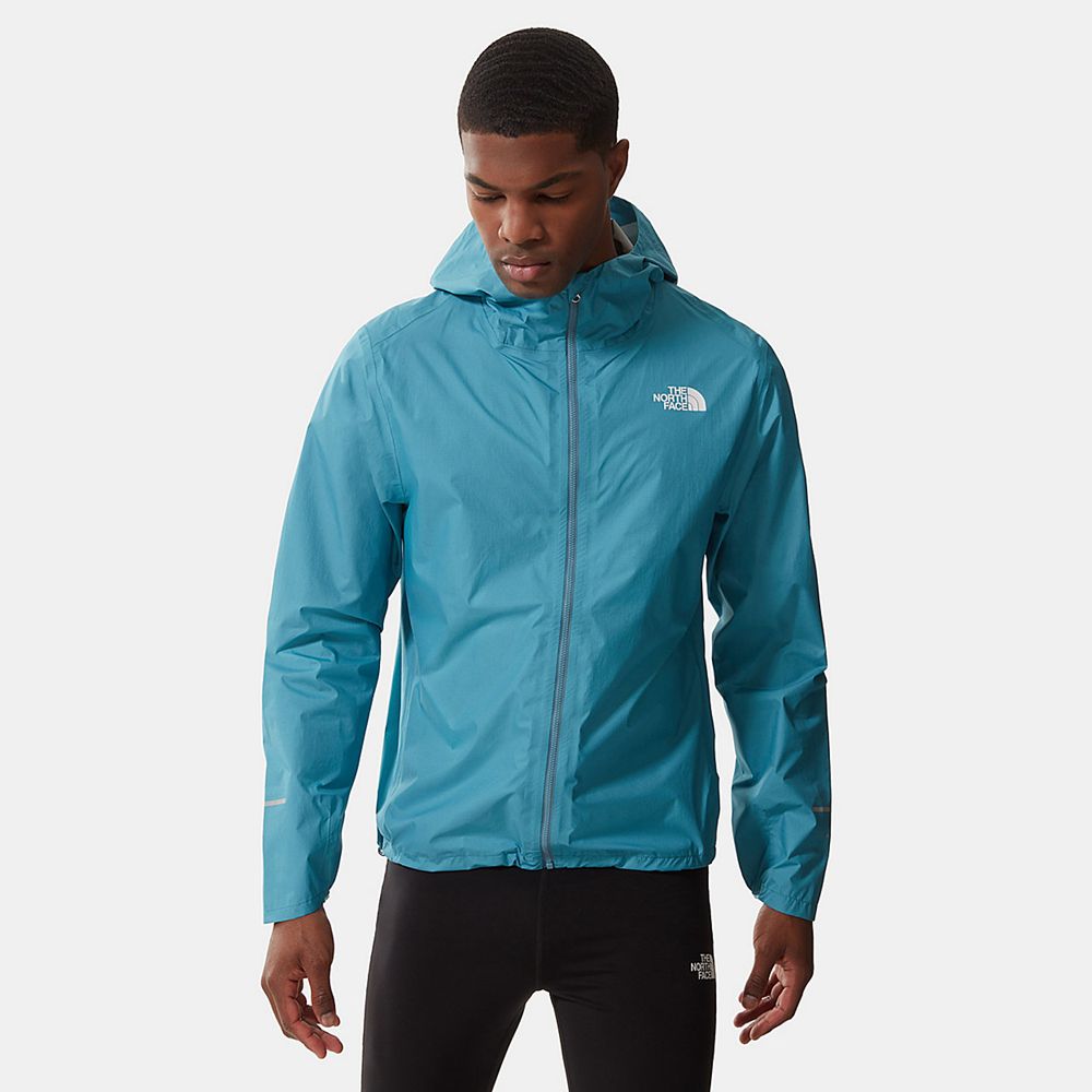 The North Face Lightweight Shell Jackets Mens Australia - The North Face First Dawn Blue Running & T